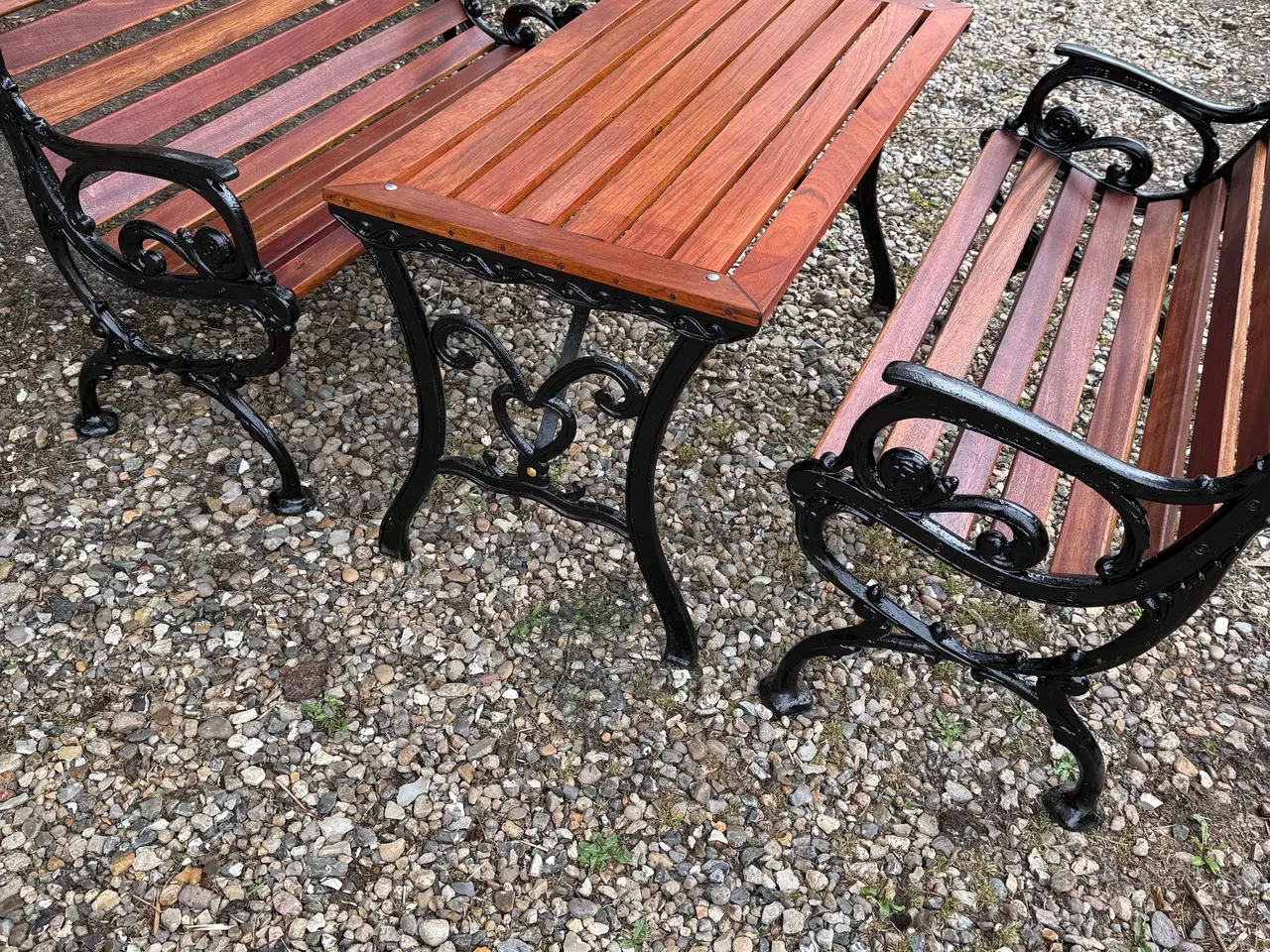 Billede 3 - Havebænk sæt med bord