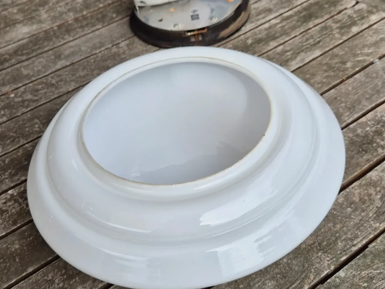 Billede 3 - Plafond med konveks skærm i opalglas