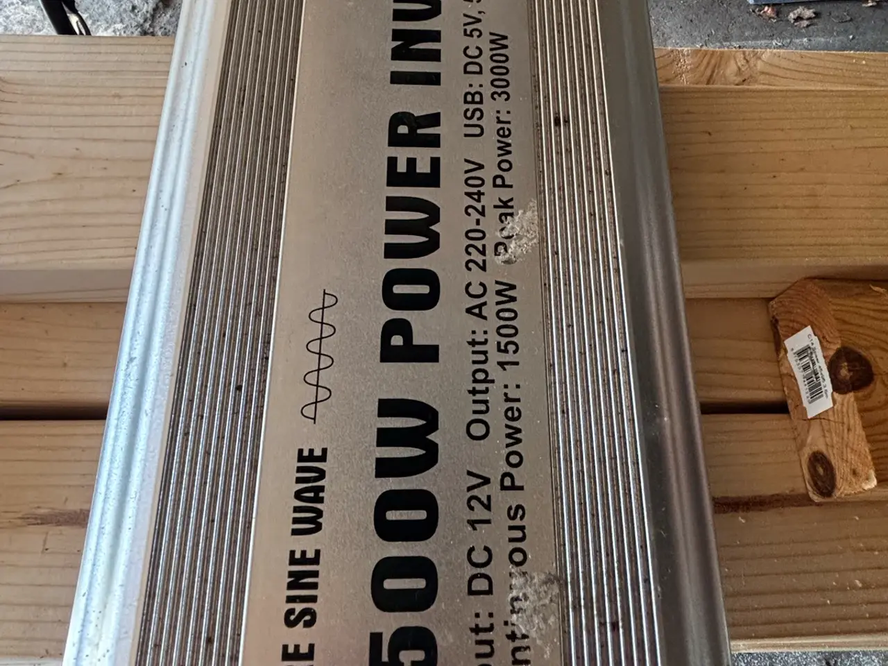 Billede 1 - Kraftig 1500/3000 w inverter