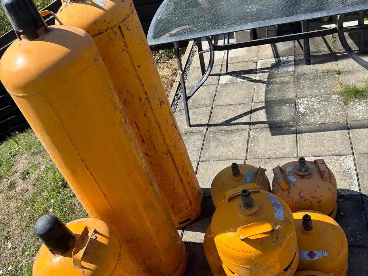 Billede 1 - Gas flasker - 10 stk