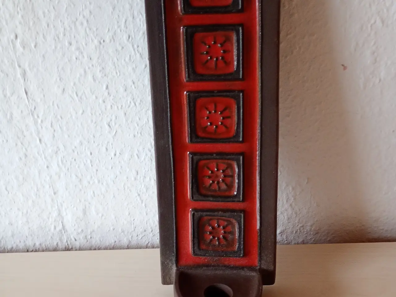 Billede 1 - Knabstrup keramik Væghængt retro lysestage