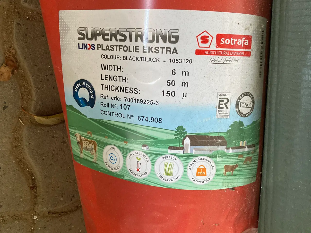 Billede 1 - Sort plastfolie 150 my