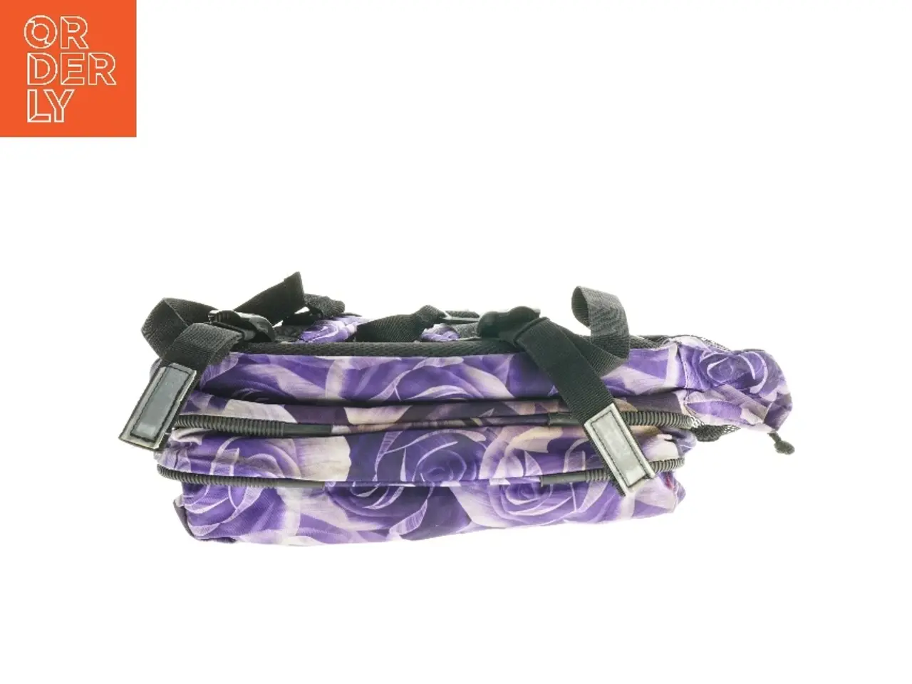 Billede 3 - Purple Rose SURVIVOR Lilla Jeva rygsæk med blomsterprint (str. 40 x 36 cm)