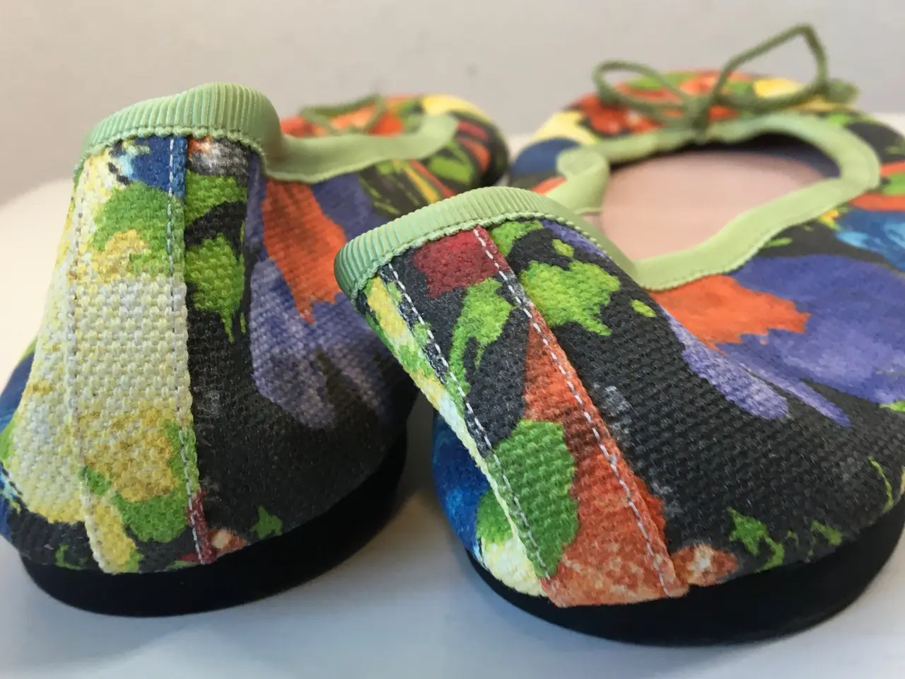 Billede 5 - Pretty Ballerinas, blomstrede ballerinasko, str 41