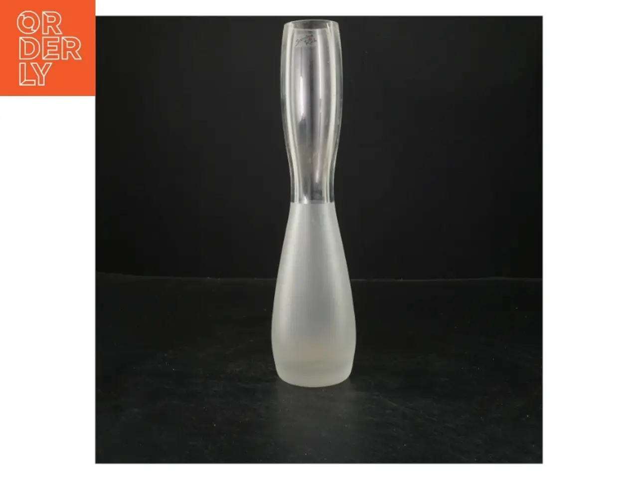 Billede 1 - Glasvase (str. 30x6 cm)