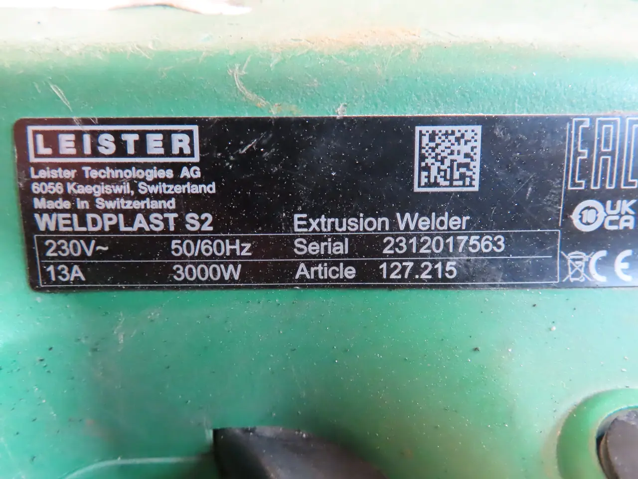 Billede 3 - Plastsvejser LEISTER Weldplast S2 Extrusion Welder