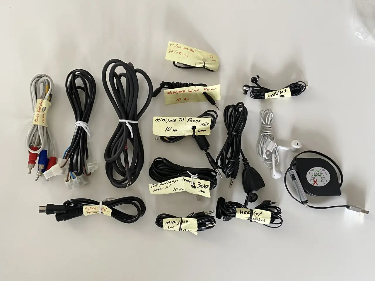 Billede 2 - Forskellige kabel/ ledning Fra  Kr 10