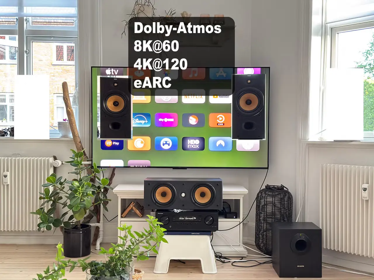 Billede 1 - Komplet 5.1 Hjemmebiograf: Pioneer 8K Receiver & B