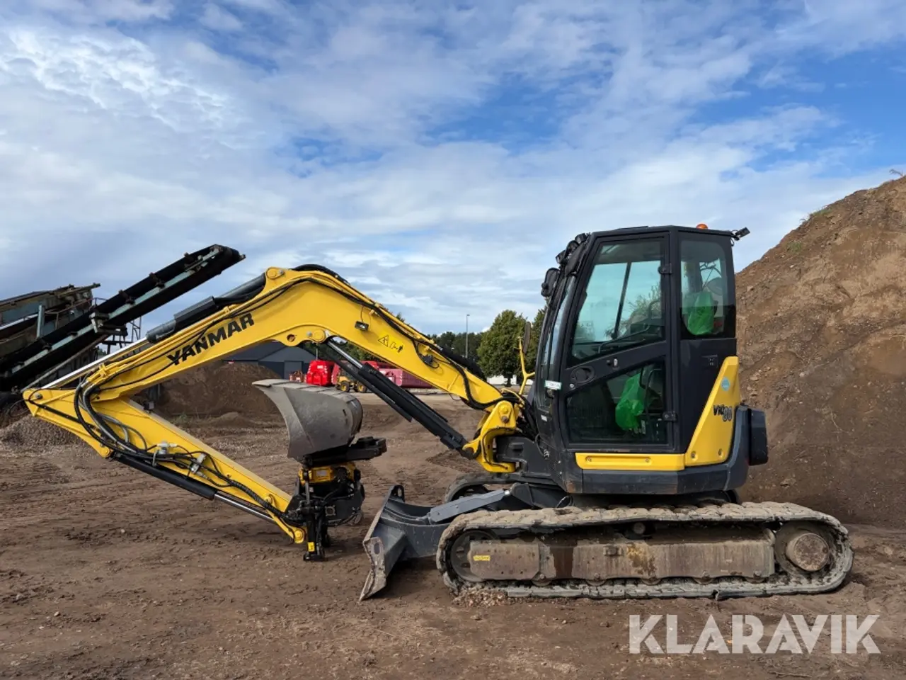 Billede 2 - Gravemaskine Yanmar ViO 80 1-A med tiltrotator
