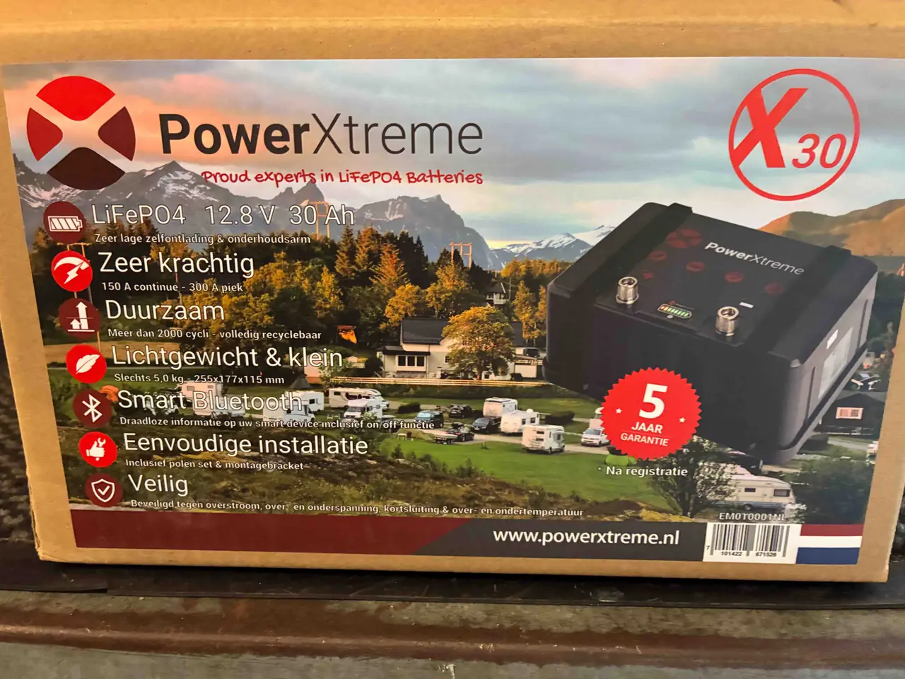 Billede 1 - Batteri litium 12 V 30AH