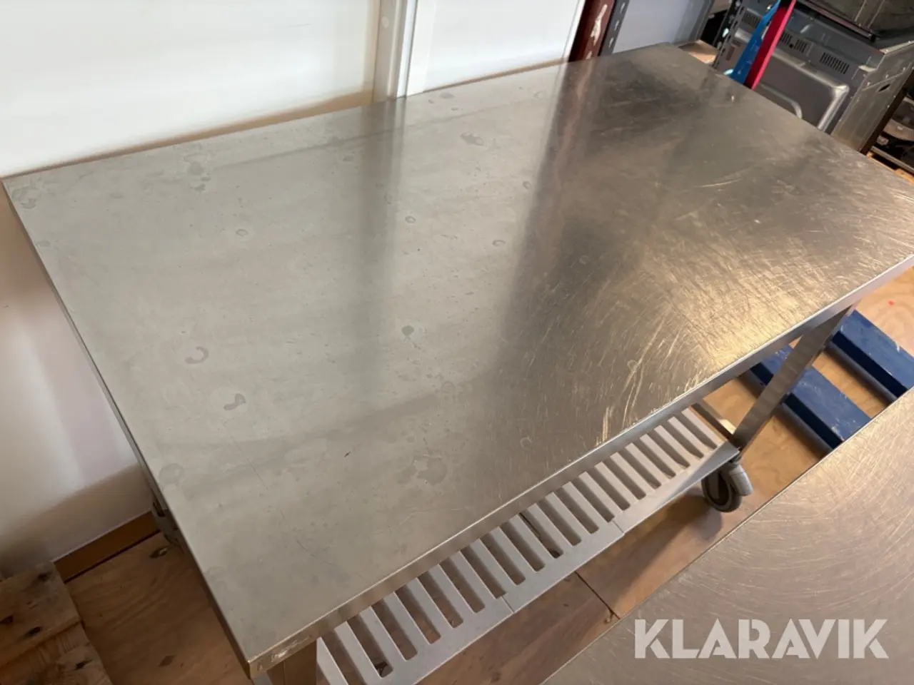 Billede 6 - Rustfri stålborde på hjul - 2 styk