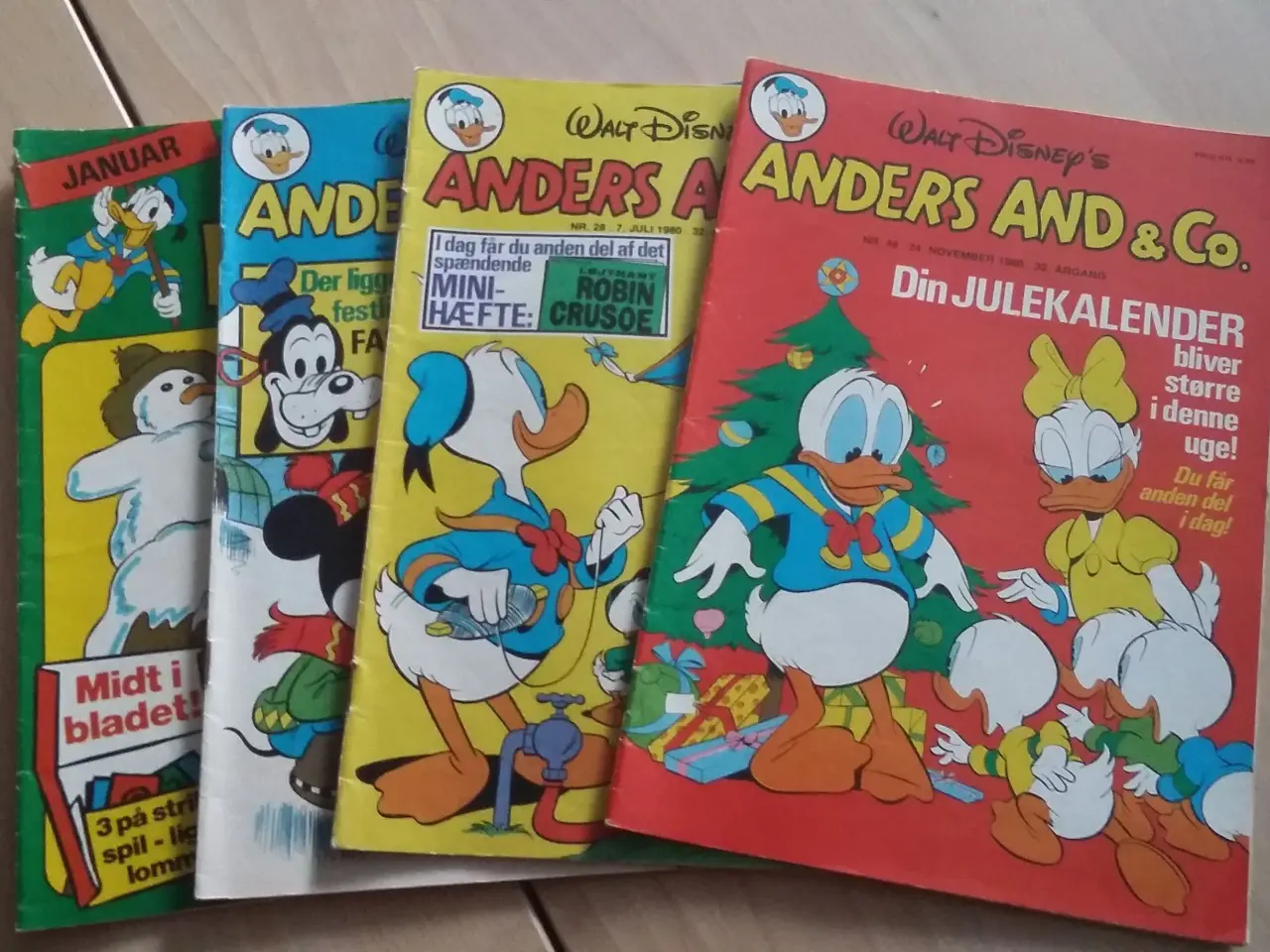 Billede 1 - Anders And blade 1980 4stk