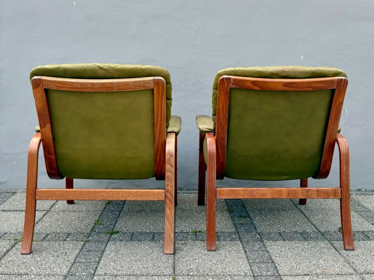 Billede 4 - Vintage svenske 60’er læder loungestolesæt Göte Mö
