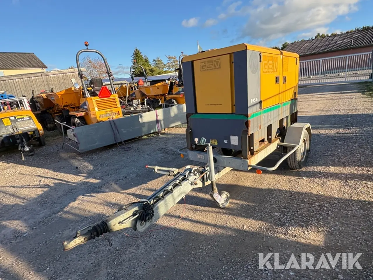 Billede 1 - Motorpumpe 6 tommer trailermonteret Atlas Copco PAS 6