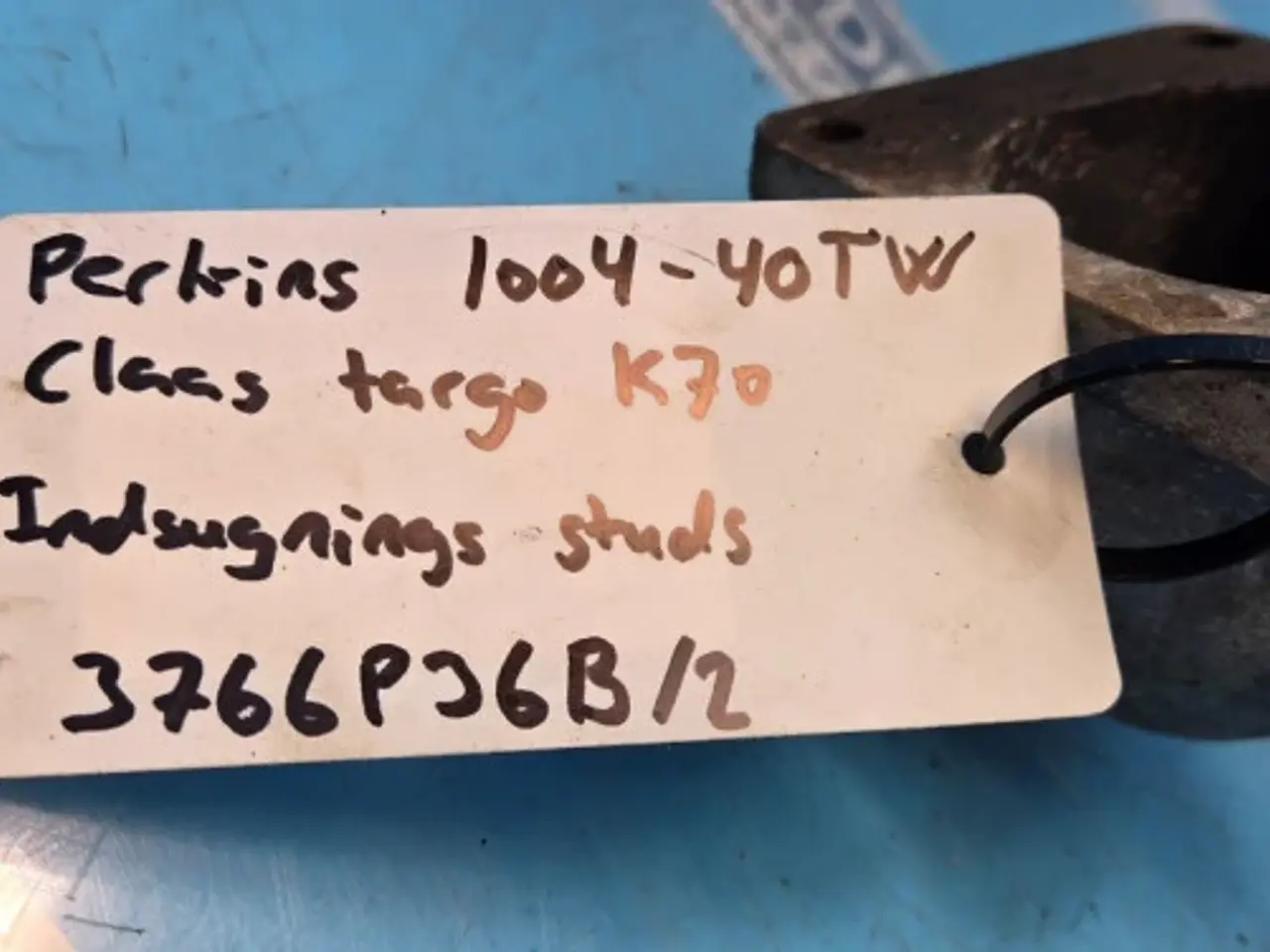 Billede 14 - Perkins 1004-40TW Indsugnings Studs 3766P36B/2