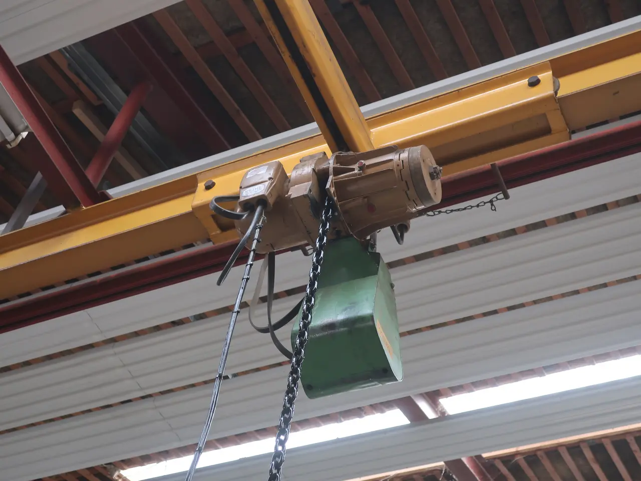 Billede 4 - Traverskran med el. kædetalje 1000 kg.