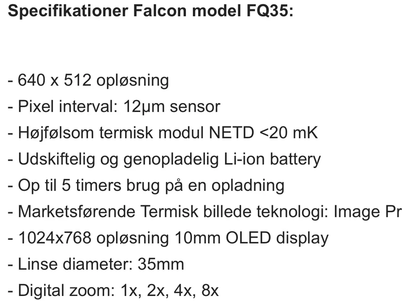 Billede 9 - Hik Micro FQ 35 termisk spotter
