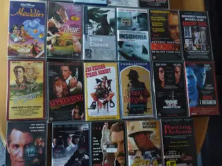 VHS Film - Alle titler står i teksten