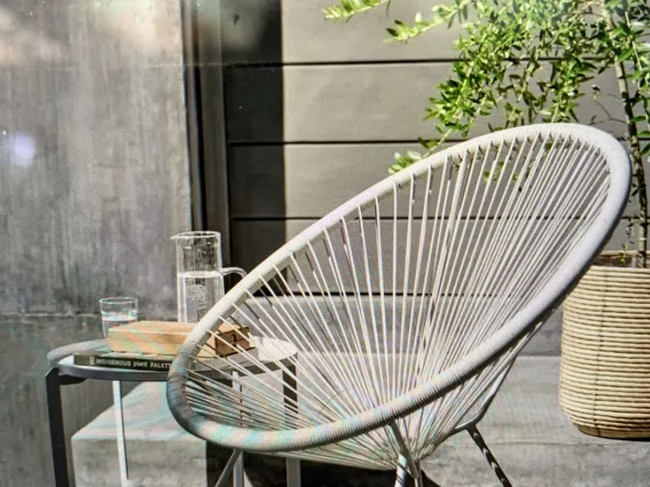 Billede 5 - 8 stk. flotte hvide IDdesign string loungestole – 