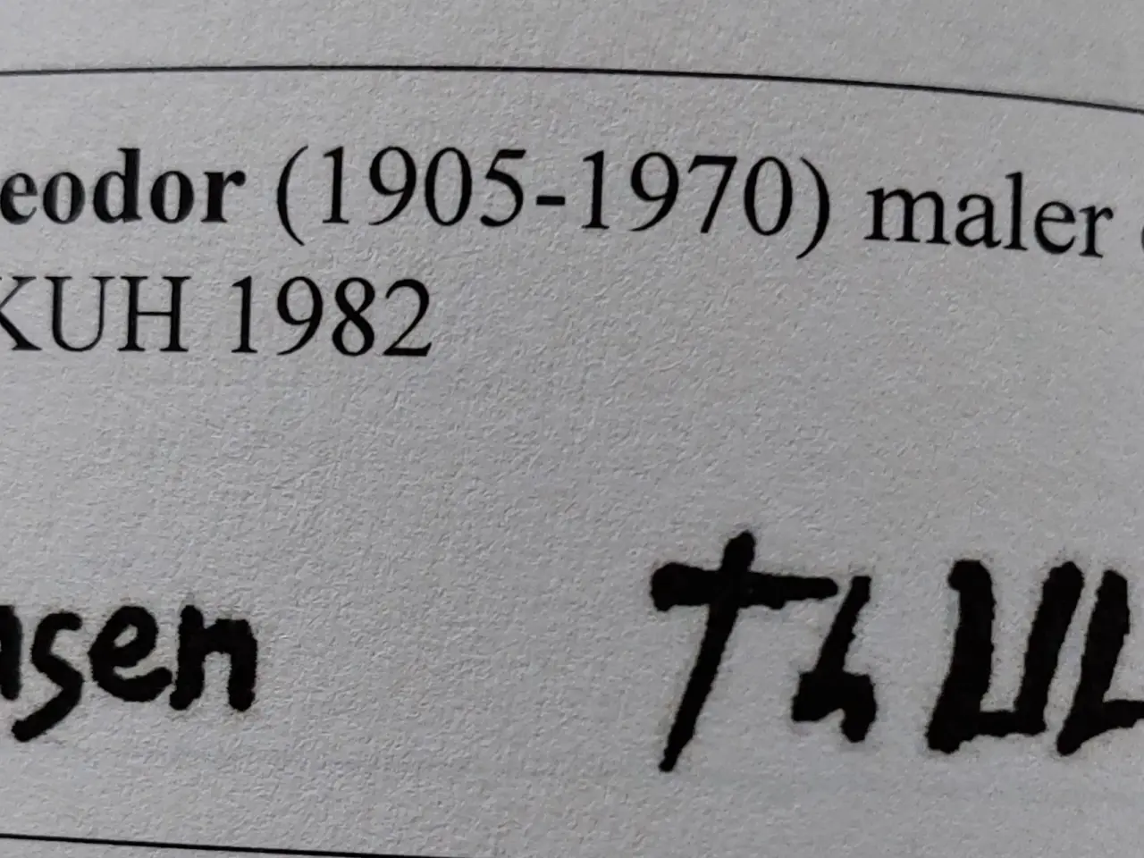 Billede 5 - TH. ULRICHSEN - ( 1905-1970 ) - fra SKOVLUNDE