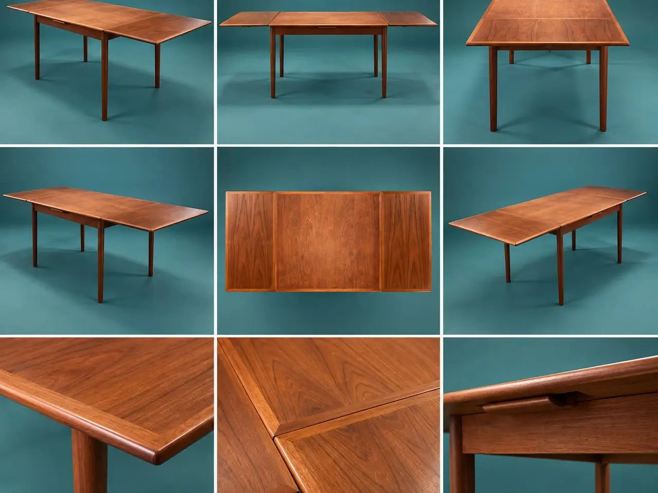 Billede 1 - 🌿 Smukt dansk teak-spisebord – 1960’erne –