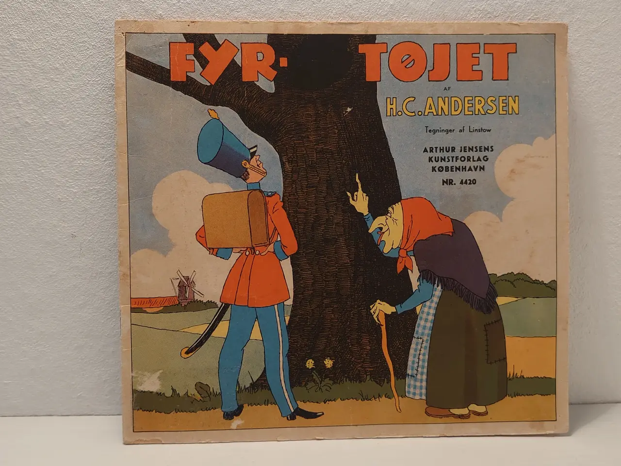 Billede 1 - H.C.Andersen: Fyrtøjet. ill. Linstow. Før 1948.