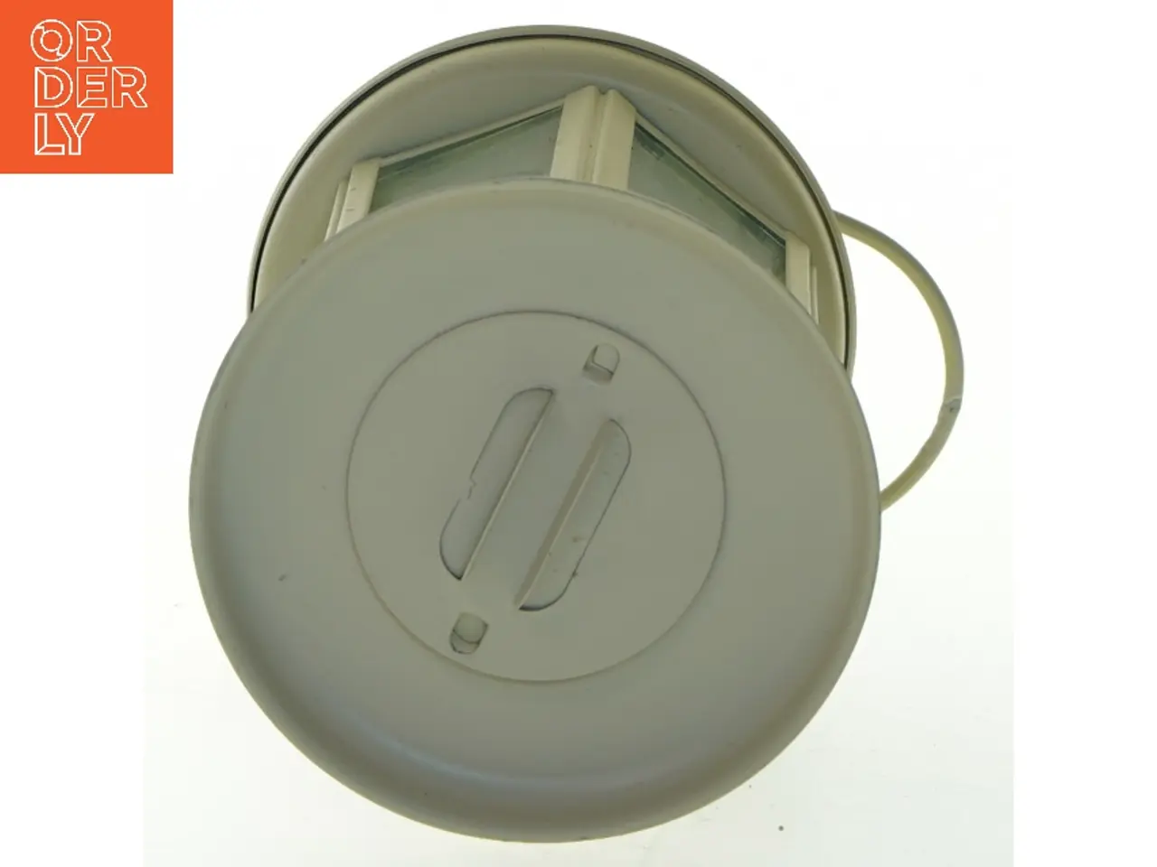 Billede 4 - Metal lanterne med glas og stjerneudskæringer (str. 16 cm)