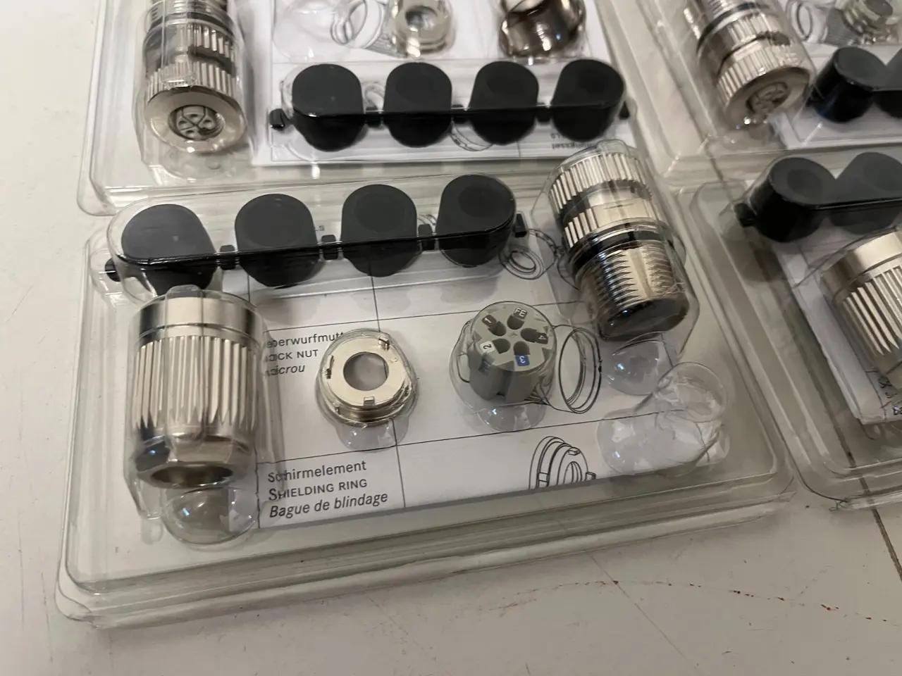 Billede 3 - 9x HARTING M12 Connectors 21035642 5-Pin Shielded