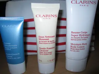 Lækre produkter fra CLARINS. BYD.