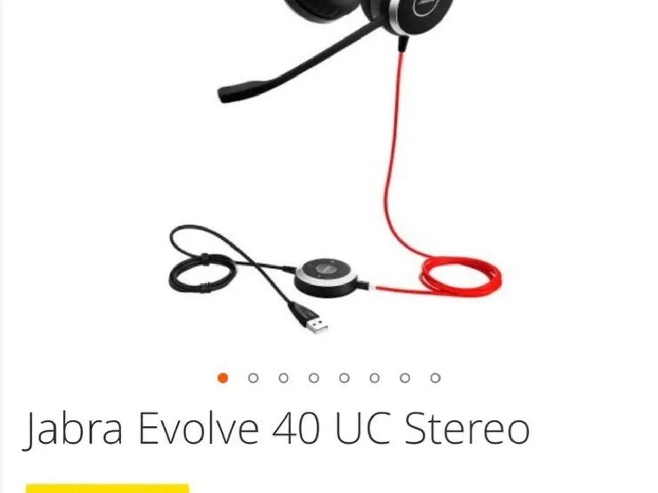 Billede 1 - Jabra Evolve 40 UC stereo headset