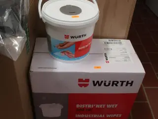5 kasser med industrial wipes WÜRTH