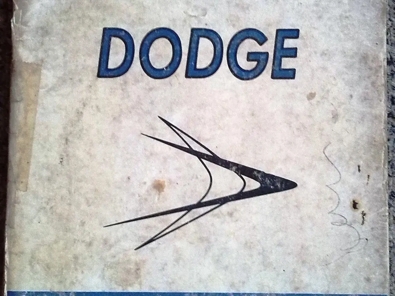 Billede 1 - Owners manual, 1958 Dodge.