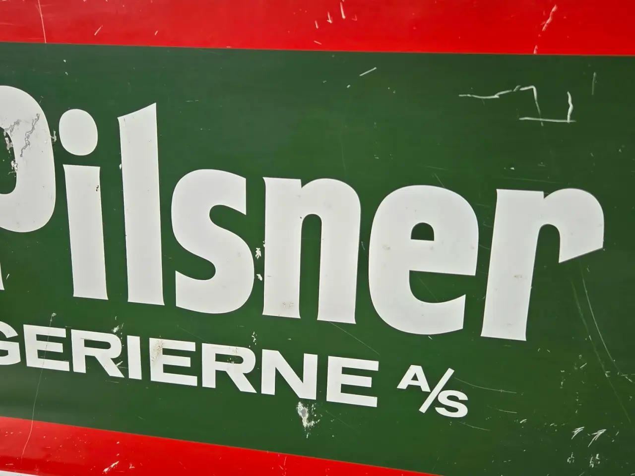 Billede 7 - Stort retro Albani / Odense Pilsner metalskilt