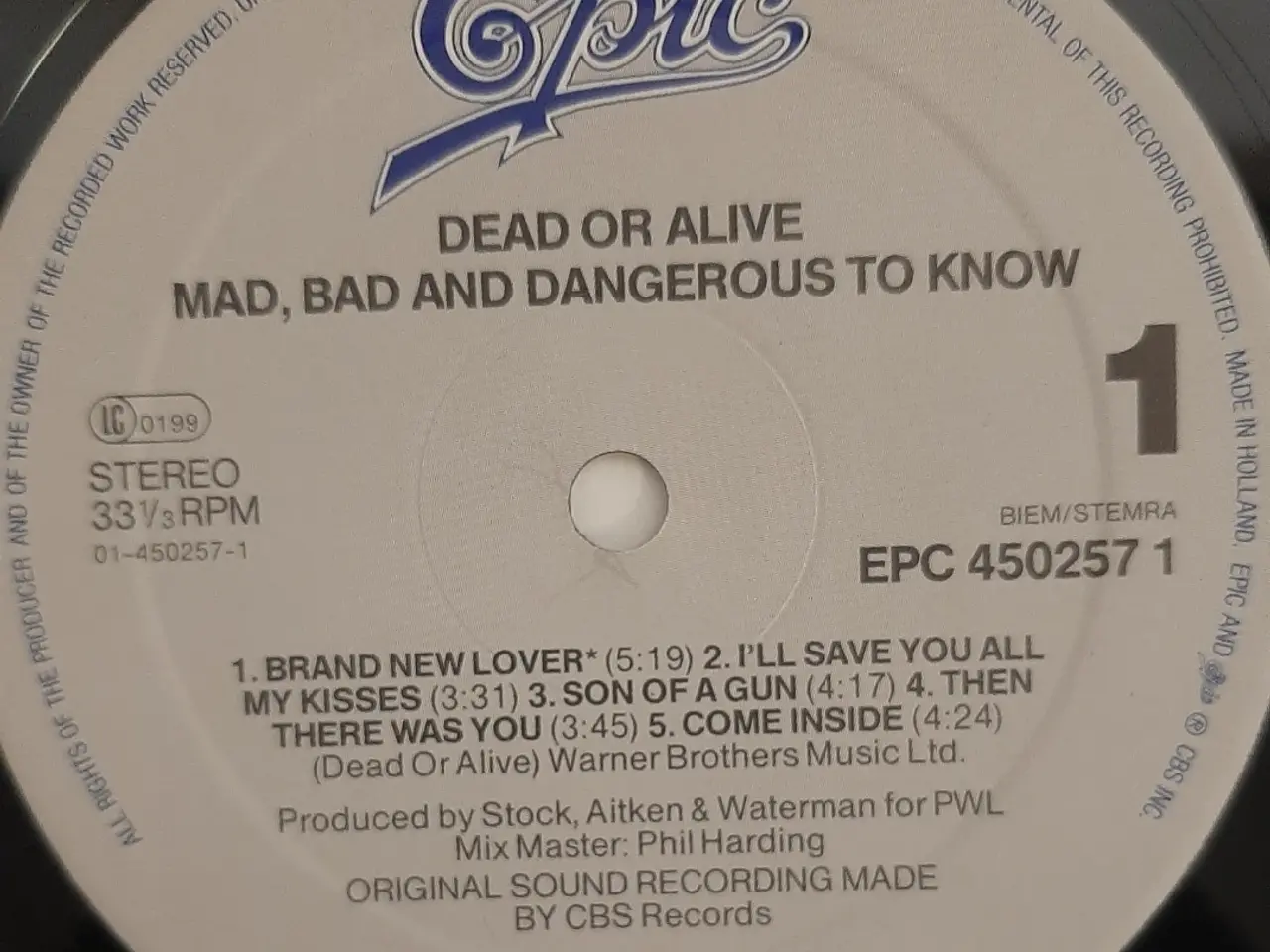 Billede 2 - DEAD OR ALIVE VINYL