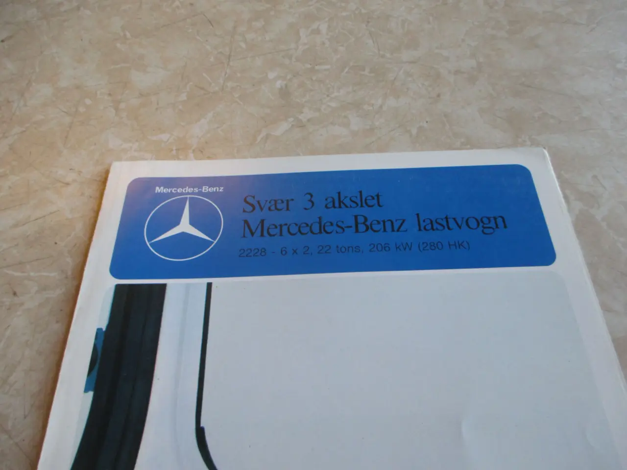 Billede 2 - Mercedes Brochure 2228 6X2