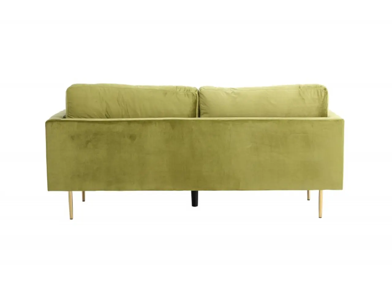 Billede 18 - Boom Sofa Grøn Velour med messingfarvet stålben