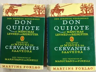 Don Quijote i 2 bind, Miguel de Cervantes