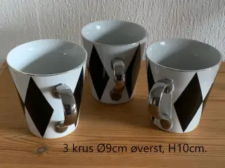 Saks - køkkenrulleholder - smørsmelter - krus m.m.