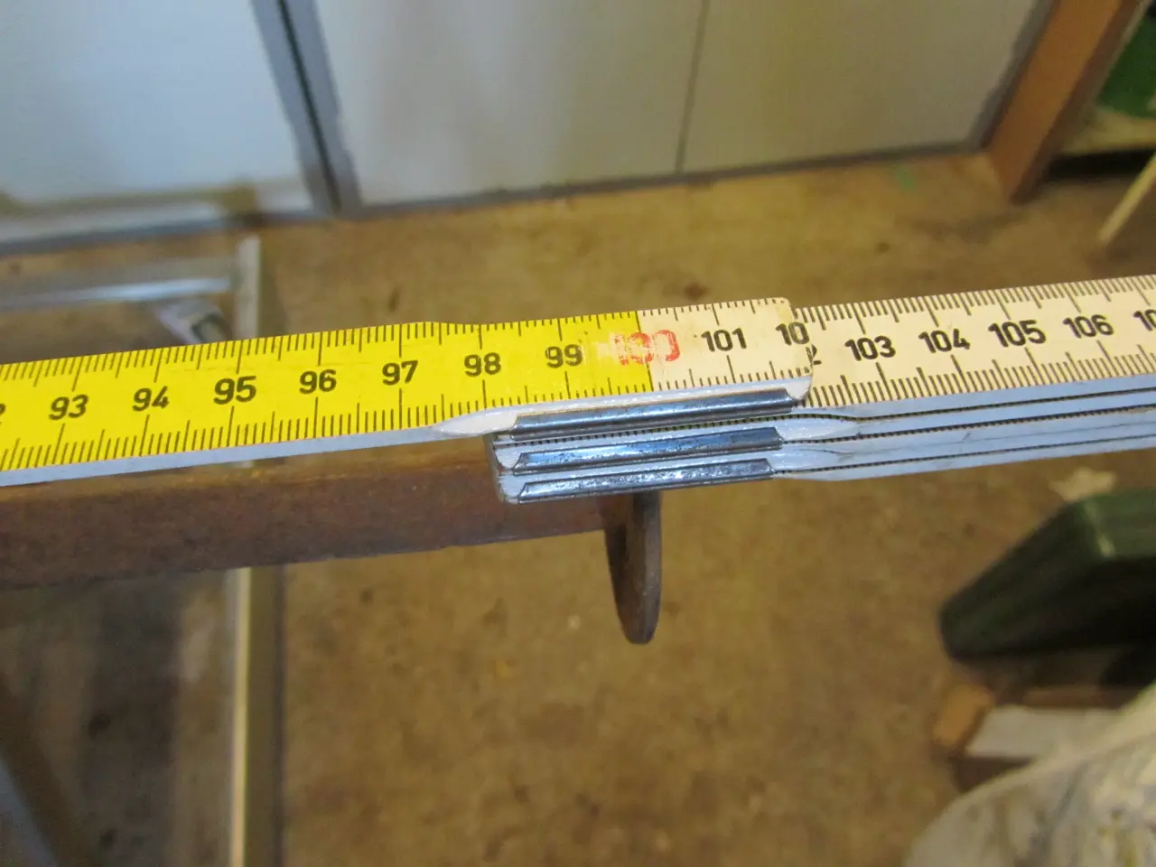 Billede 5 - Bismervægt stor Jern, 100 år gl. 1 meter lang .