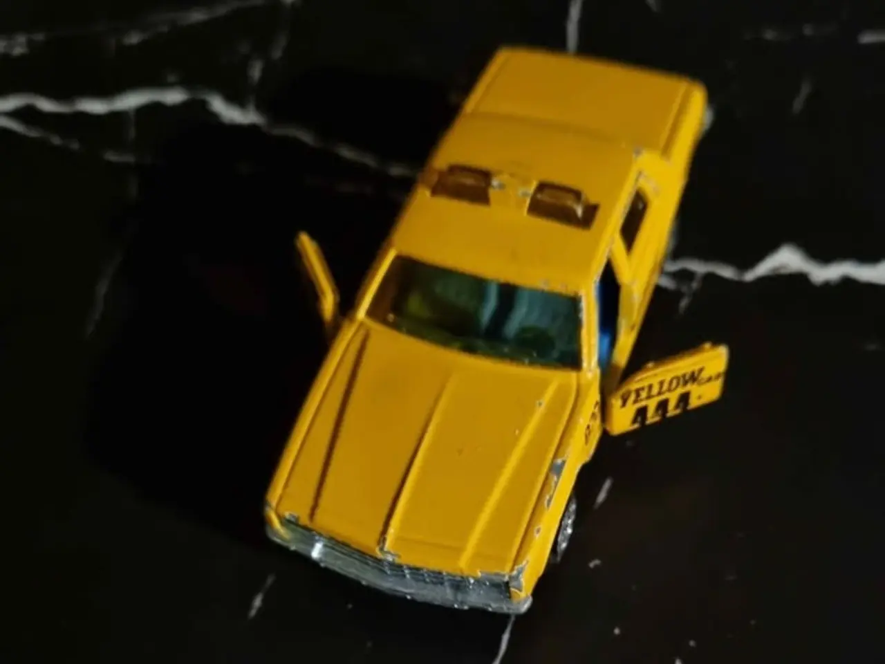 Billede 1 - Vintage Majorette Chevrolet Impala gul Taxa