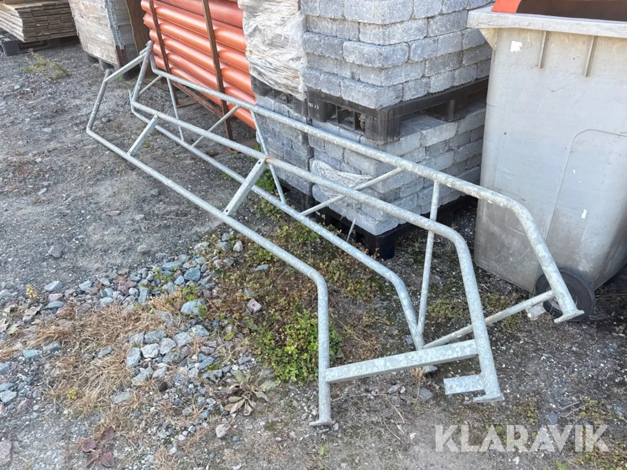 Billede 2 - Sikkerhedsrækværk galvaniseret, 2 Styk
