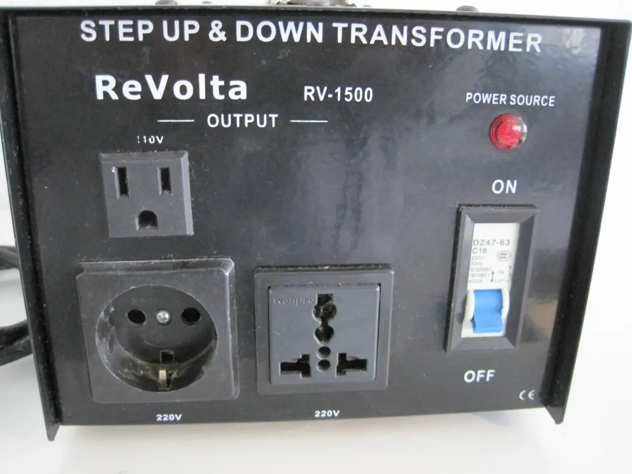 Billede 2 - Step op & down transformator