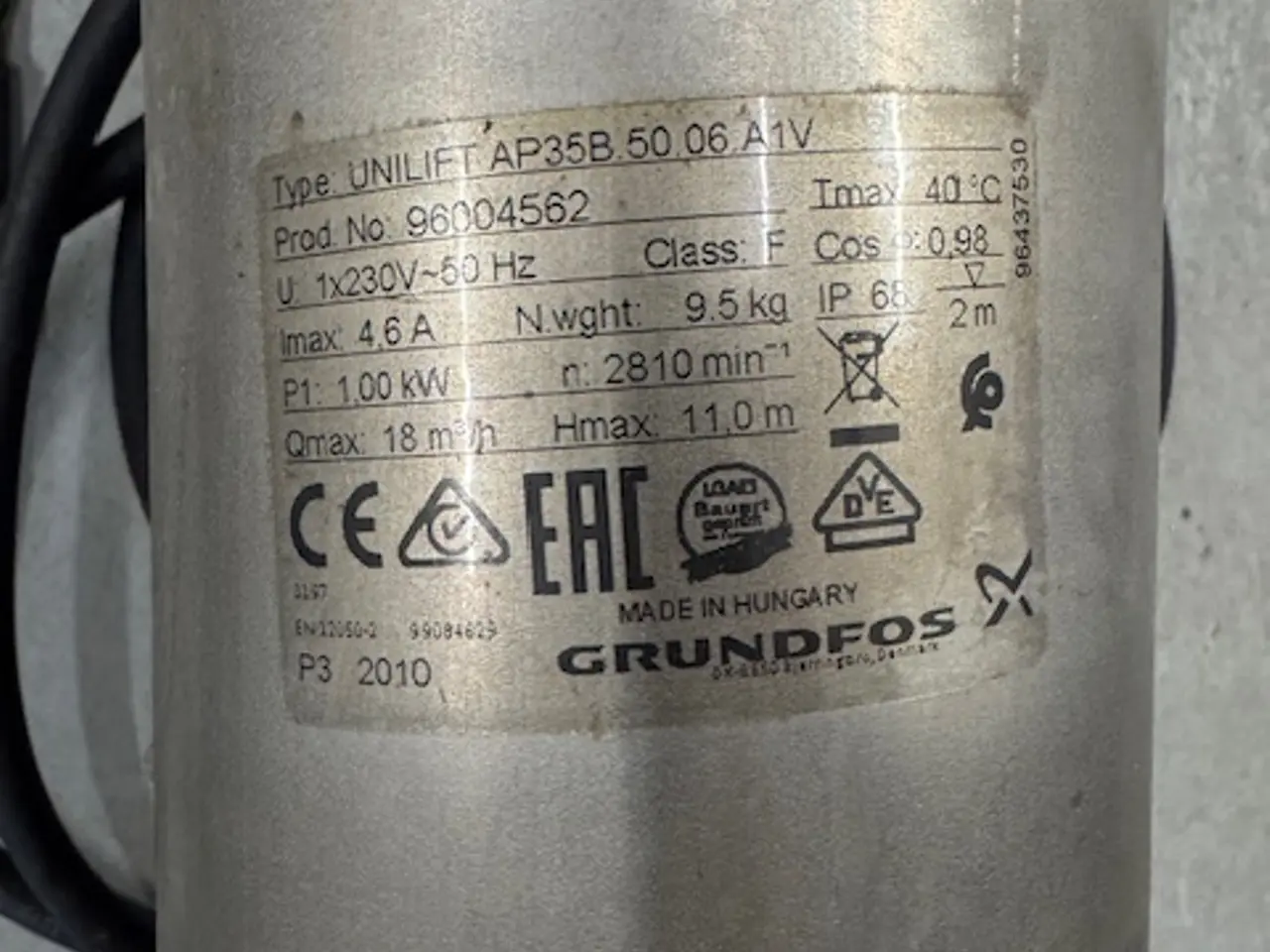 Billede 3 - Grundfos Unilift AP35B50