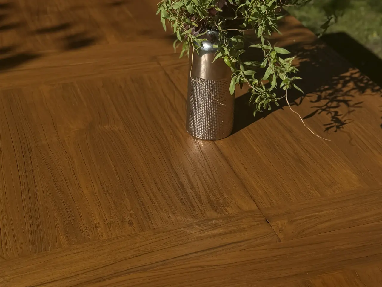 Billede 9 - Eksklusivt nyrenoveret massivt teakbord – Indoor &