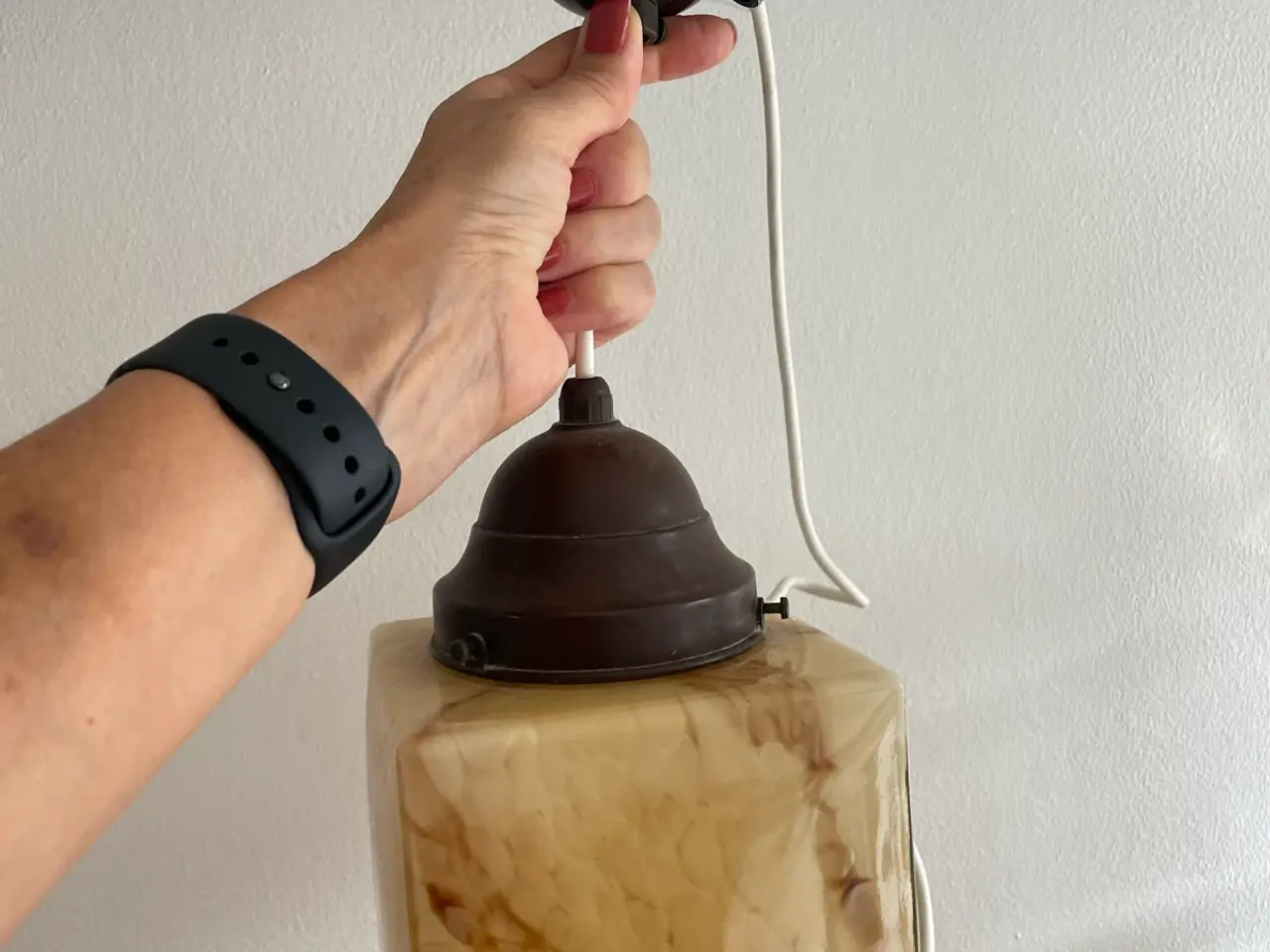 Billede 3 - Fin gammel lampe
