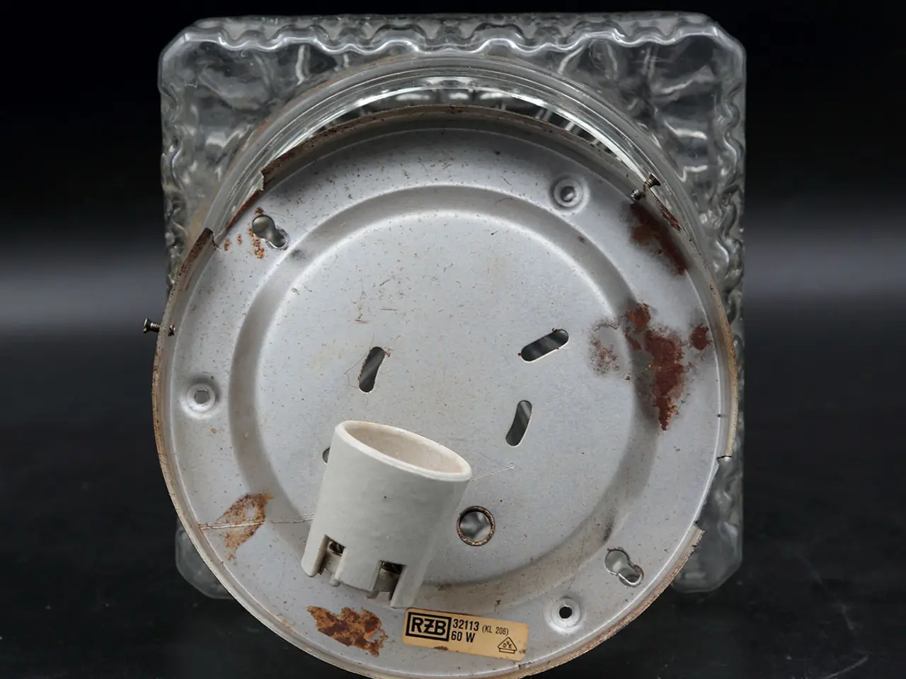 Billede 6 - RZB plafond i prismaglas – tysk space age