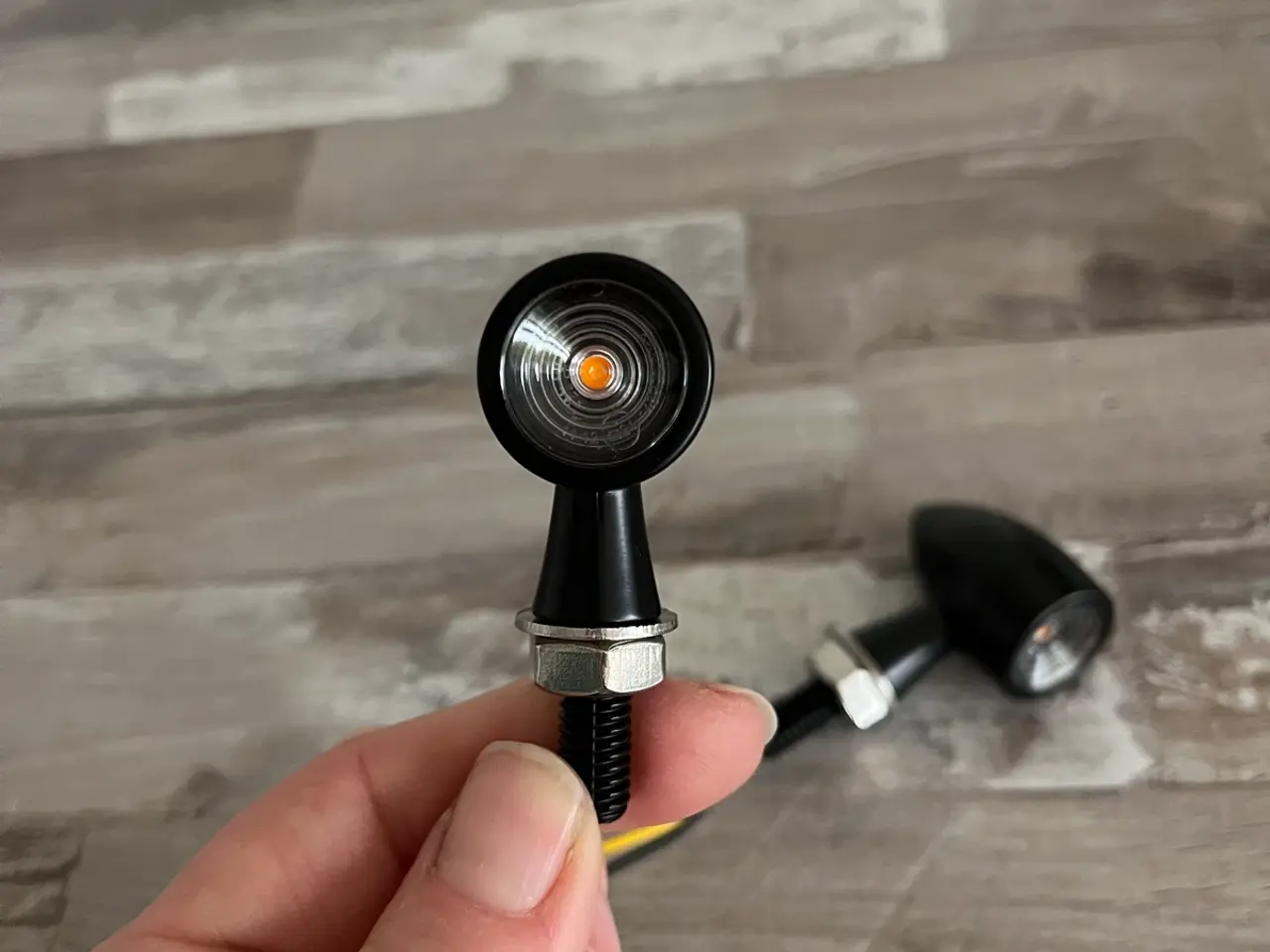 Billede 4 - Små LED blinklys til motorcykel