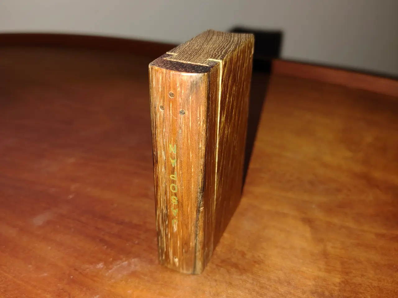 Billede 1 - Teak salt/peber bøsse og oplukker