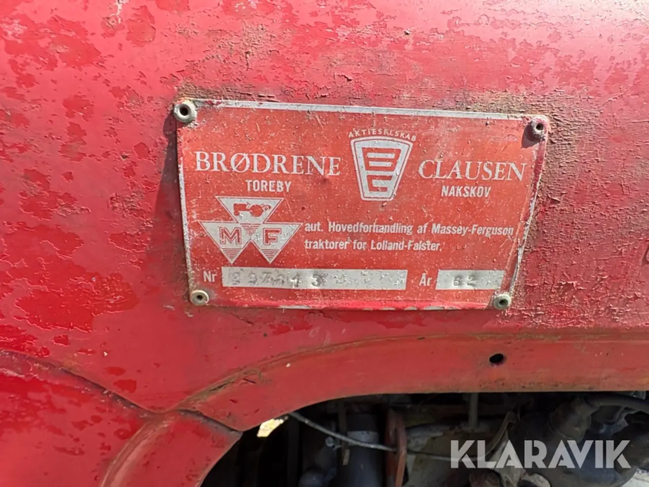 Billede 11 - Veterantraktor Massey Ferguson 35