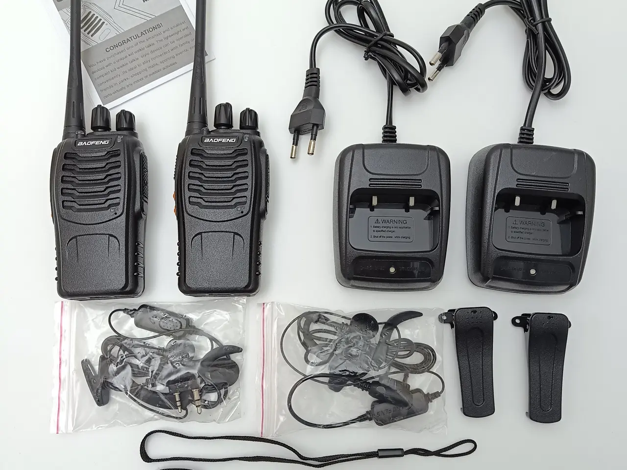 Billede 1 - NY! Baofeng BF-88E Radio 2-Pack FULDT SÆT - USB-C